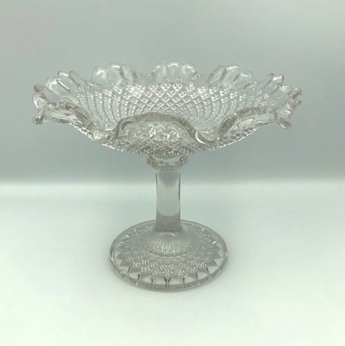 Vintage fluted cake stand - vintage,