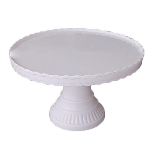 Plastic round cake stand - round,