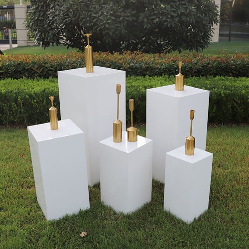 Cylinder metal plinth - plinth,