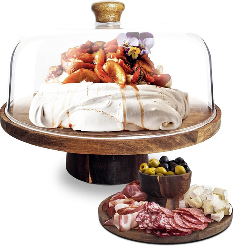 Cake stand with - with, lid