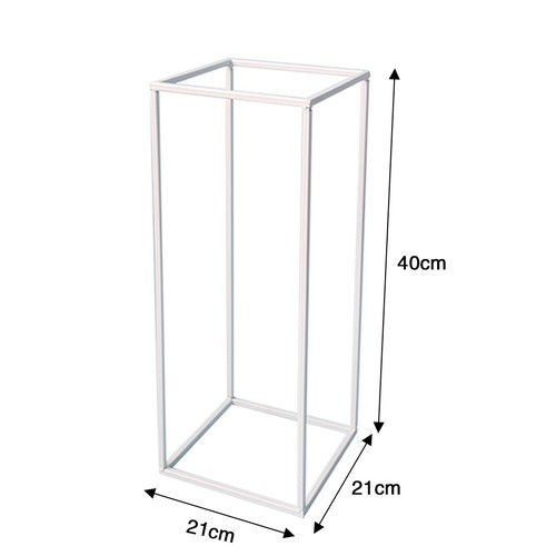 Metal flower stand pedestal - metal,