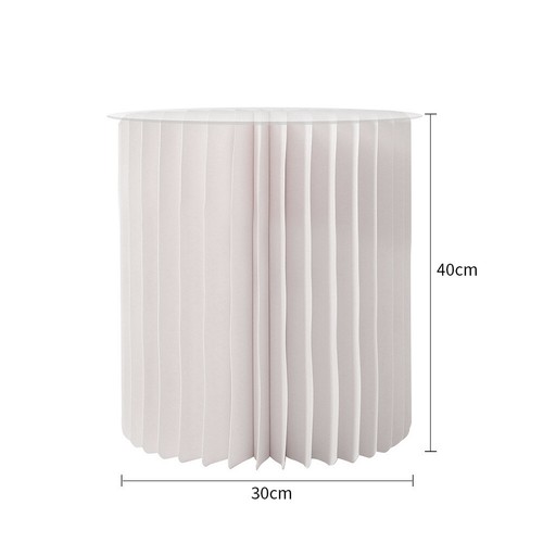 Folding paper pedestal plinth - paper,