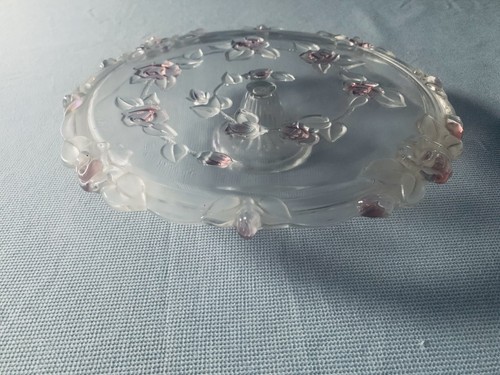 MIKASA-Vintage-Floral-Glass-Pe