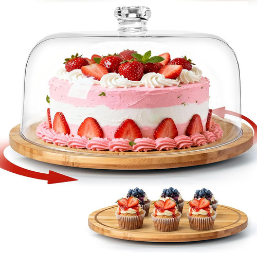 Cake stand with lid - cake, lid,