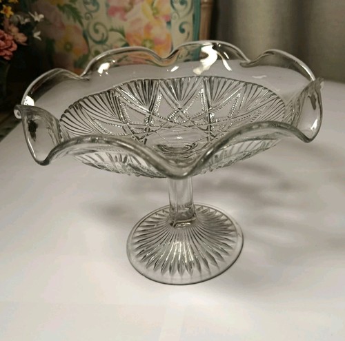 Vintage press glass scalloped - vintage,